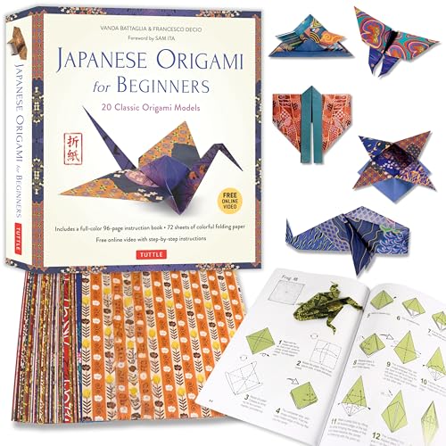 Algopix Similar Product 7 - Japanese Origami for Beginners Kit 20