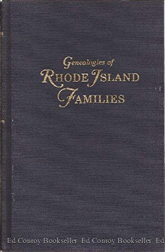 Algopix Similar Product 9 - Genealogies of Rhode Island Families