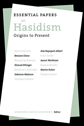 Algopix Similar Product 7 - Essential Papers on Hasidism Essential