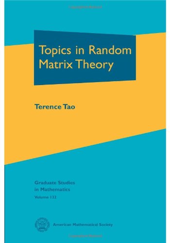 Algopix Similar Product 19 - Topics in Random Matrix Theory