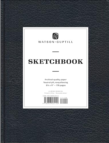 Algopix Similar Product 5 - Large Sketchbook Black Watson