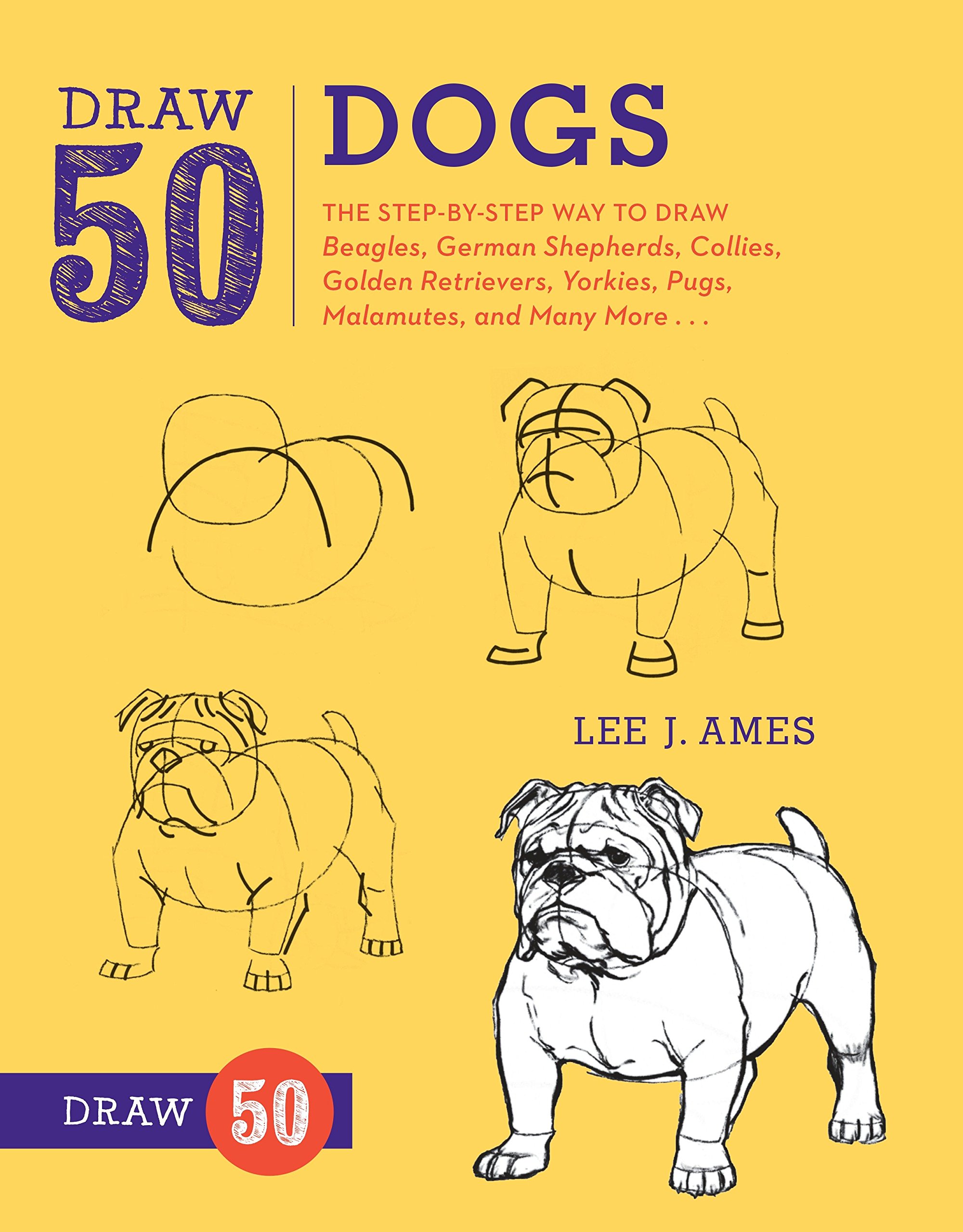 Algopix Similar Product 12 - Draw 50 Dogs The StepbyStep Way to