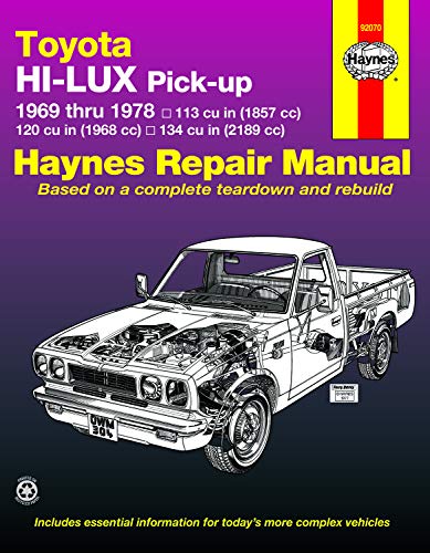 Algopix Similar Product 7 - Toyota HiLux Pickup 1969 thru 1978