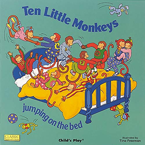 Algopix Similar Product 13 - Ten Little Monkeys Classic Books With