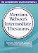 Algopix Similar Product 17 - Merriam-Webster's Intermediate Thesaurus