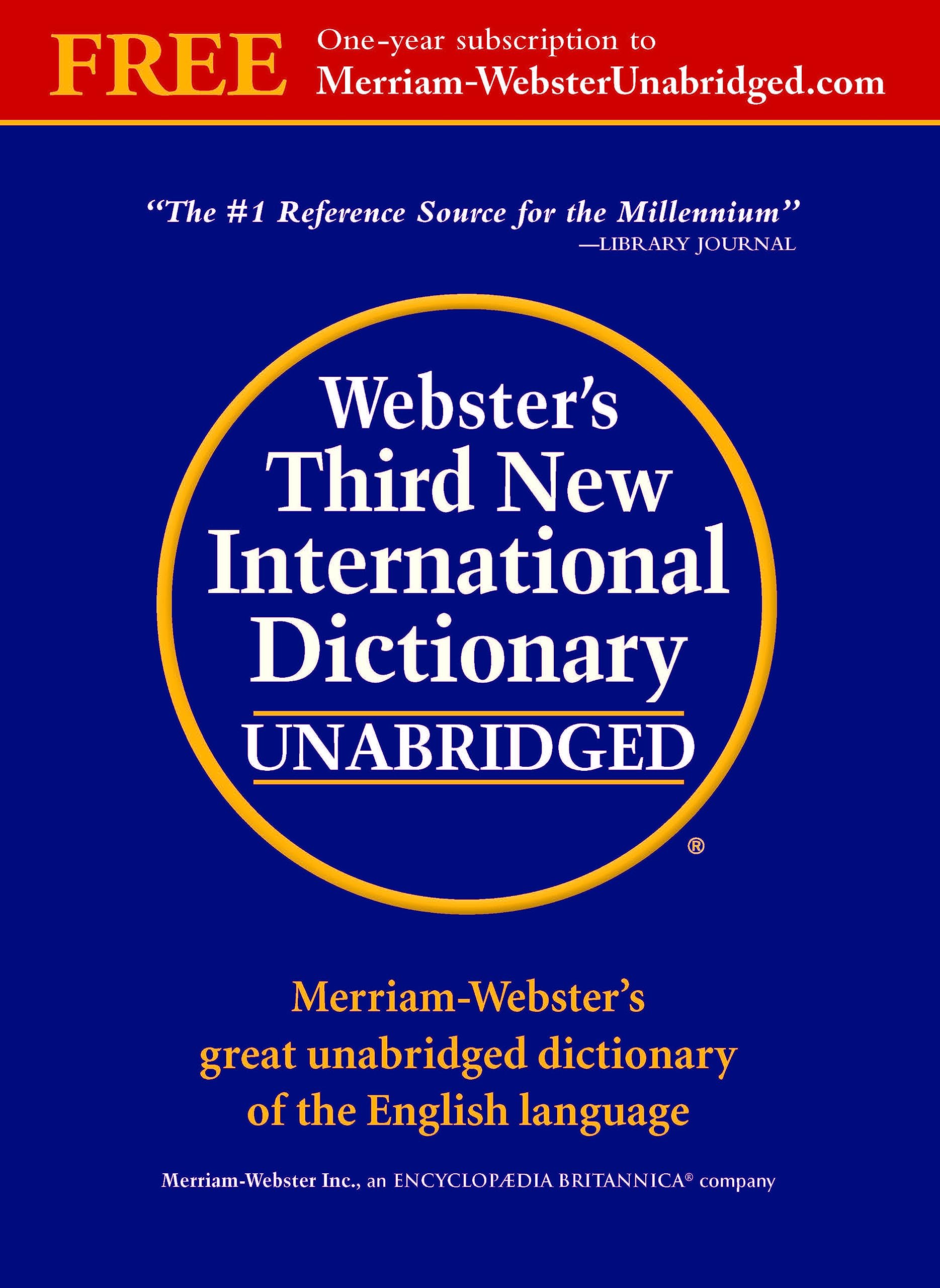 Algopix Similar Product 2 - Websters Third New International