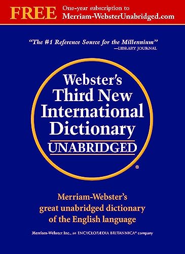 Algopix Similar Product 10 - Websters Third New International