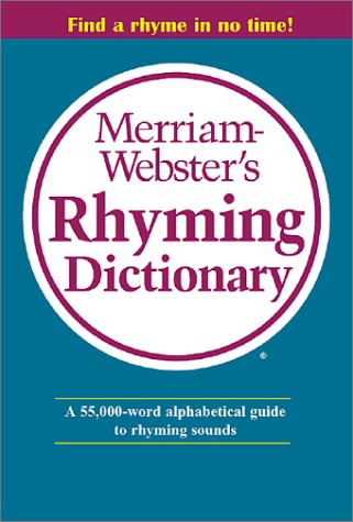 Algopix Similar Product 13 - Merriam-Webster's Rhyming Dictionary