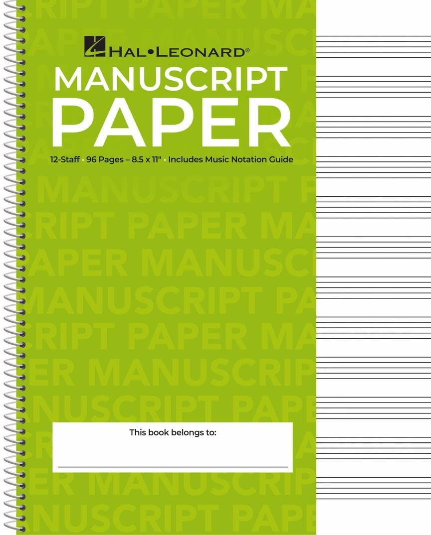 Algopix Similar Product 15 - Standard Wirebound Manuscript Paper