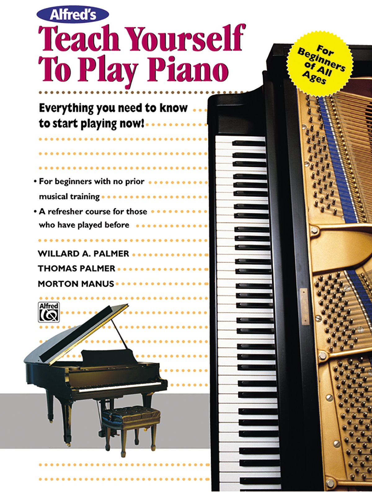 Algopix Similar Product 8 - Alfreds Teach Yourself to Play Piano