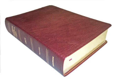 Algopix Similar Product 1 - NKJV  Burgundy Genuine Leather 