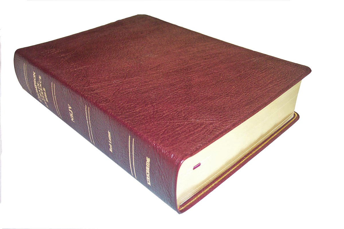Algopix Similar Product 12 - NKJV  Burgundy Genuine Leather 