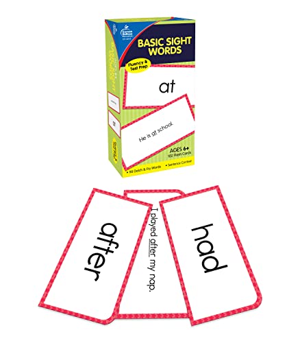 Algopix Similar Product 8 - Carson Dellosa Sight Words Flash Cards