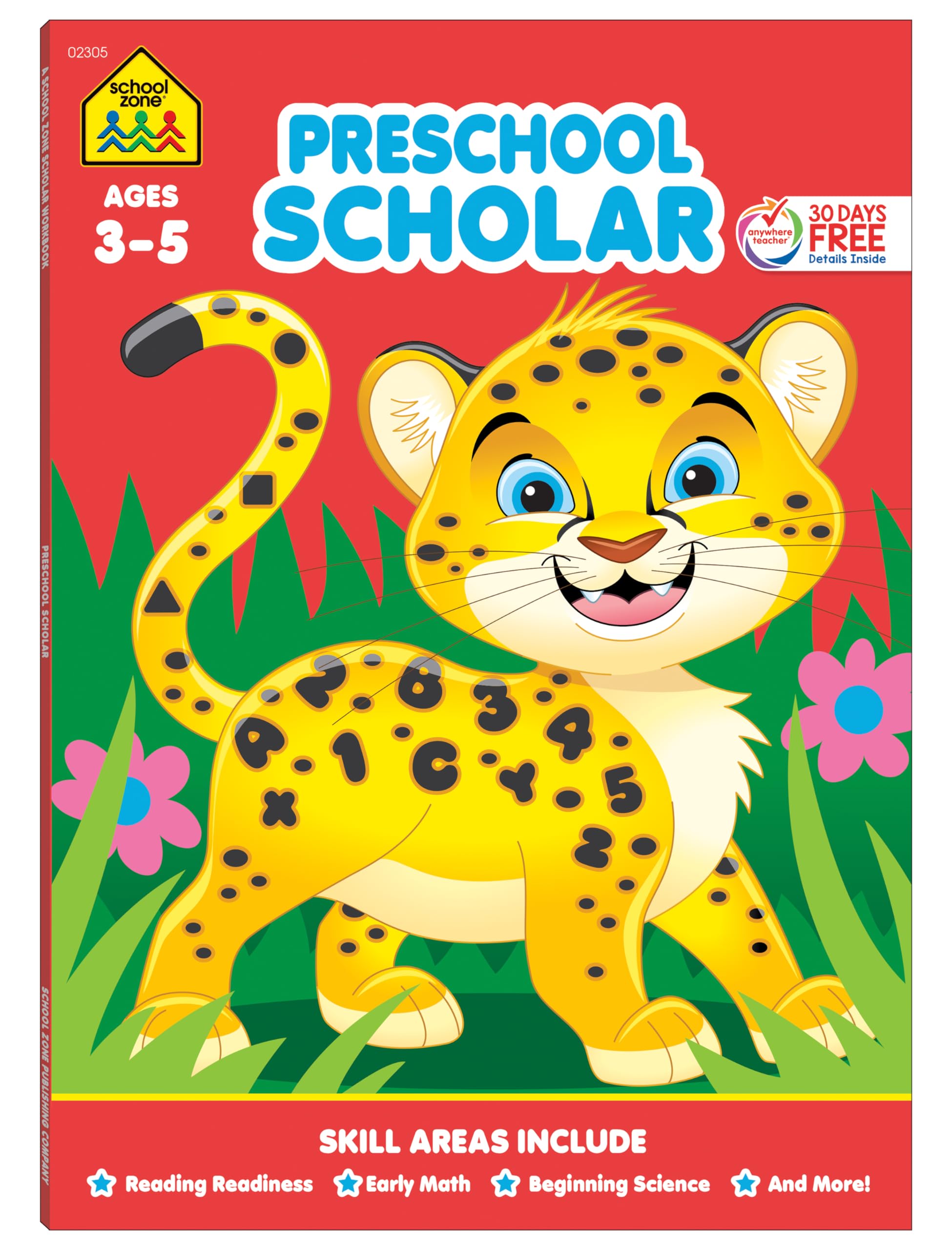 Algopix Similar Product 6 - School Zone Preschool Scholar Workbook