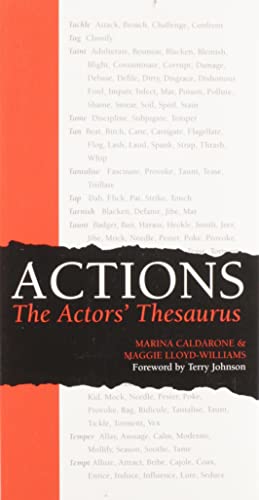 Algopix Similar Product 3 - Actions: The Actors' Thesaurus