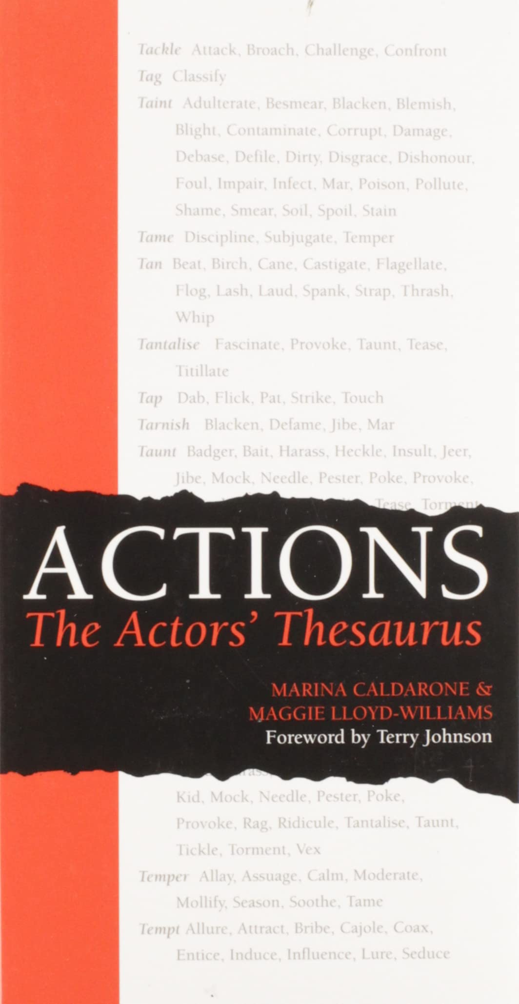 Algopix Similar Product 12 - Actions: The Actors' Thesaurus