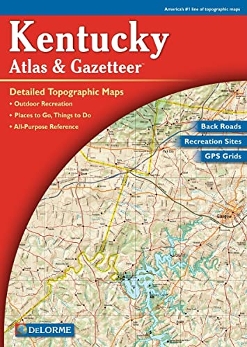 Algopix Similar Product 19 - Kentucky Atlas  Gazetteer Delorme