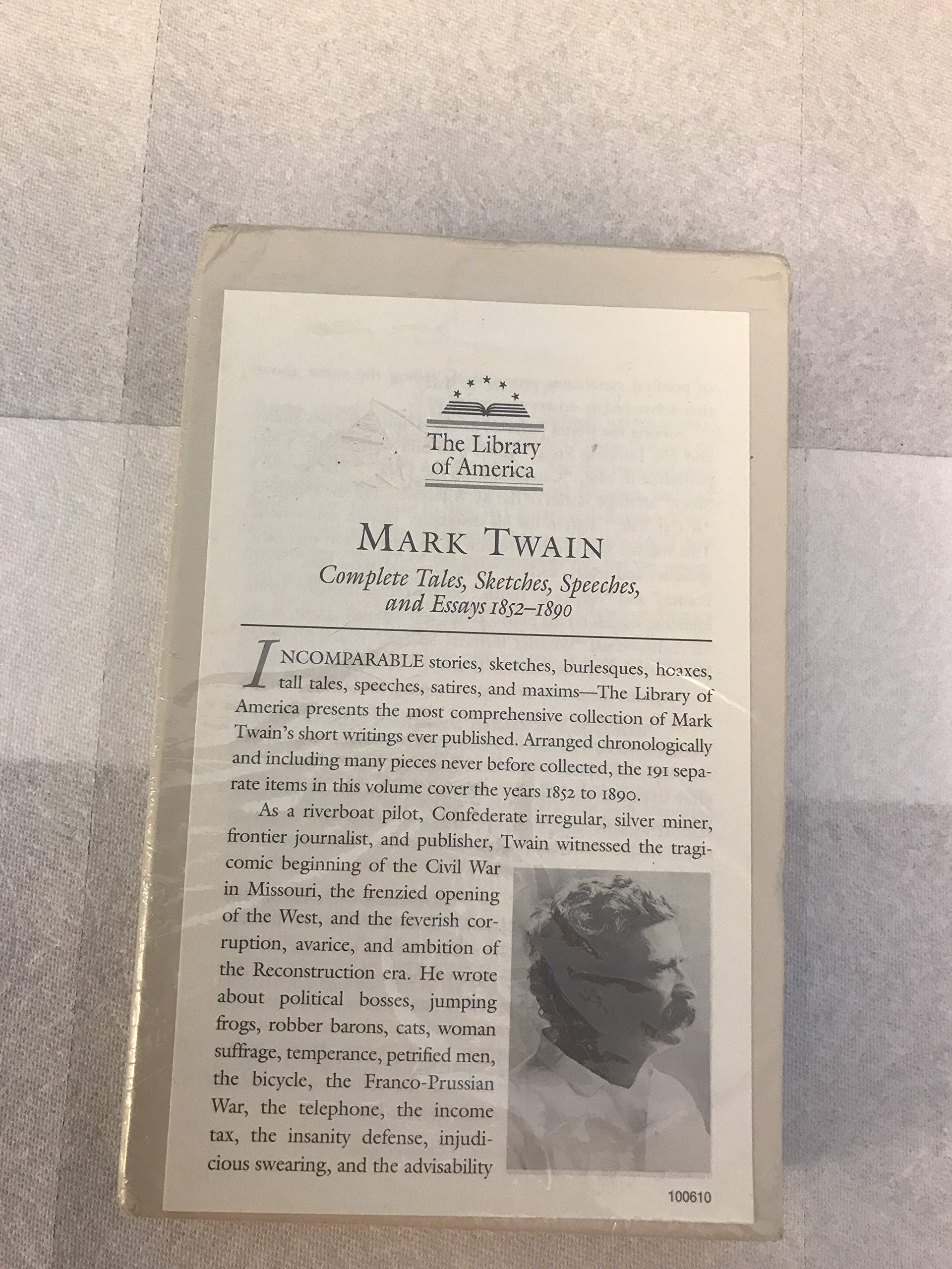 Algopix Similar Product 10 - Mark Twain Collected Tales Sketches
