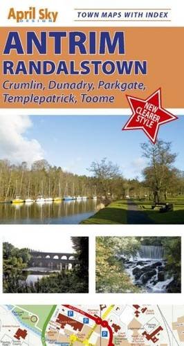 Algopix Similar Product 17 - Northern Ireland Street Map Antrim and