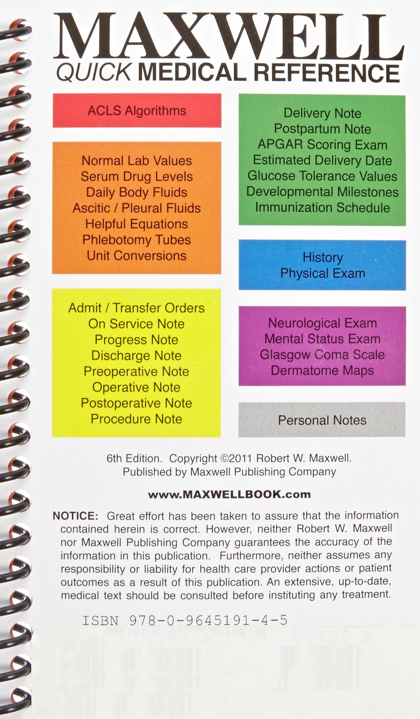 Algopix Similar Product 2 - Maxwell Quick Medical Reference