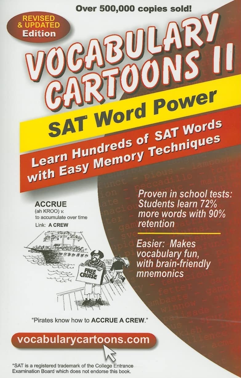 Algopix Similar Product 4 - Vocabulary Cartoons II: SAT Word Power