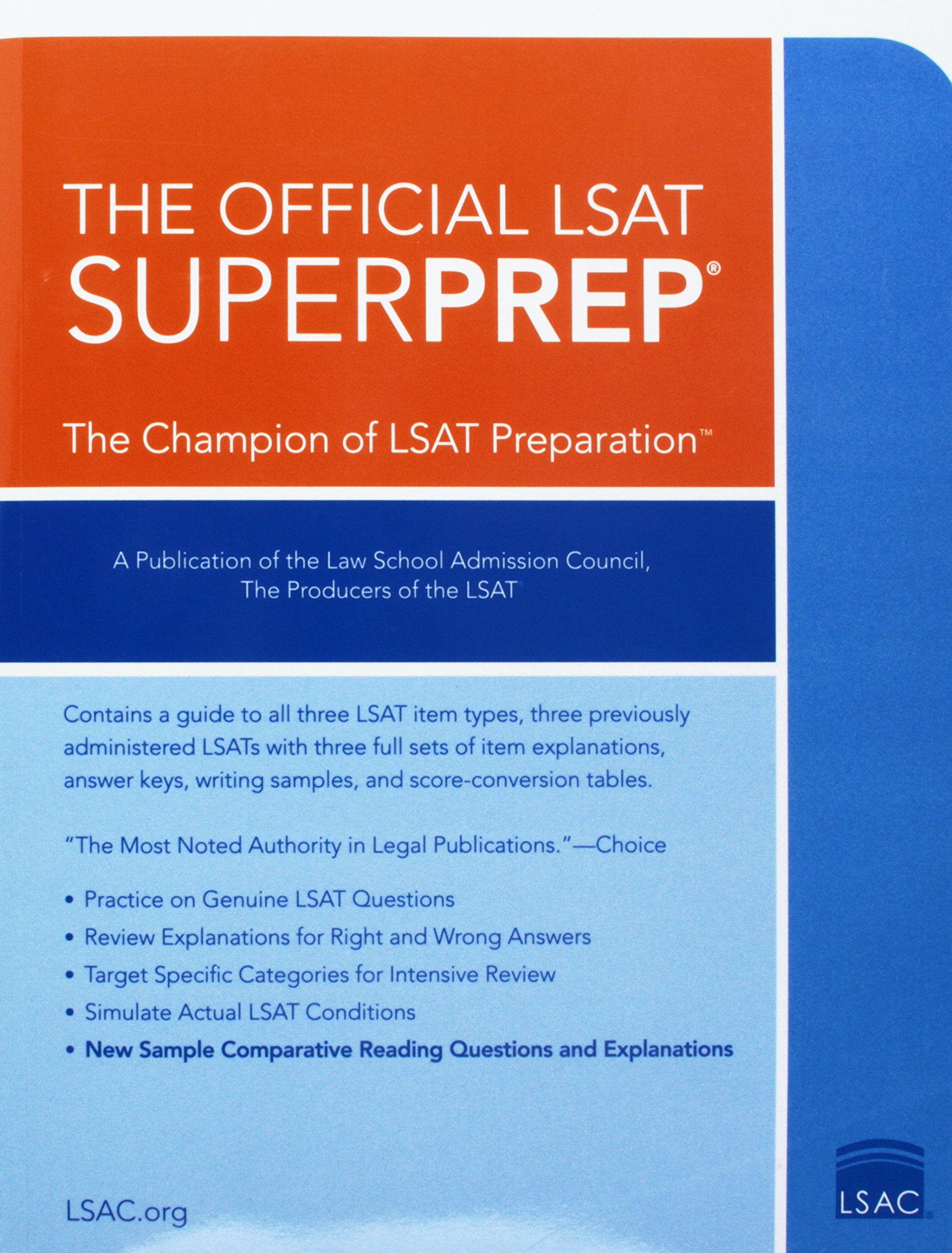 Algopix Similar Product 13 - The Official LSAT SuperPrep The
