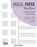 Algopix Similar Product 20 - MUSIC PAPER NoteBook  Guitar Chord 