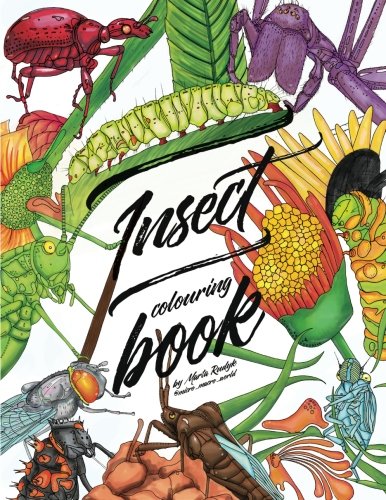 Algopix Similar Product 9 - Insect colouring book Colouring book
