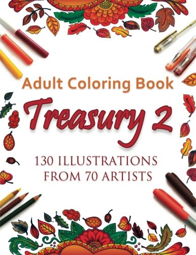Algopix Similar Product 20 - Adult Coloring Book Treasury 2 130