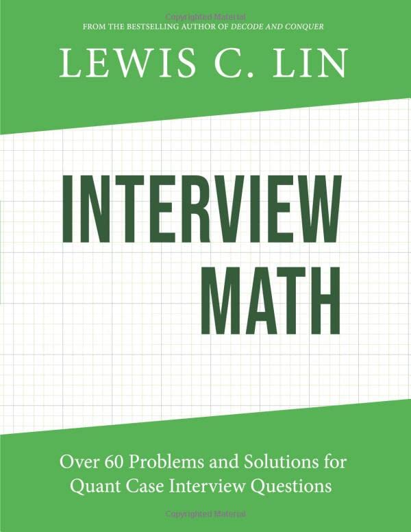 Algopix Similar Product 20 - Interview Math Over 60 Problems and