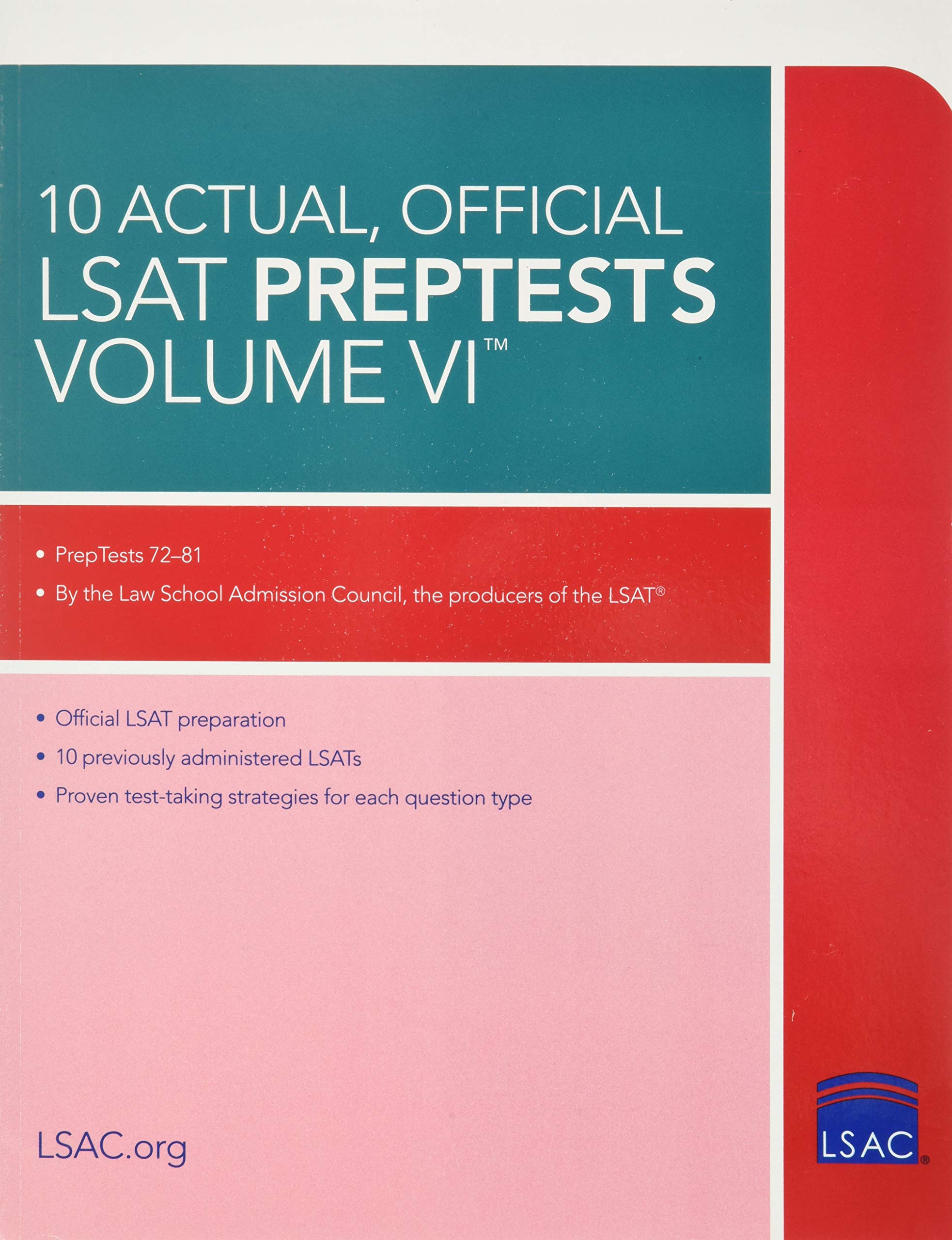 Algopix Similar Product 15 - 10 Actual Official LSAT PrepTests