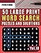 Algopix Similar Product 1 - 50 Large Print Word Search Puzzles and