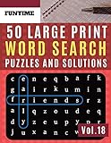Algopix Similar Product 17 - 50 Large Print Word Search Puzzles and
