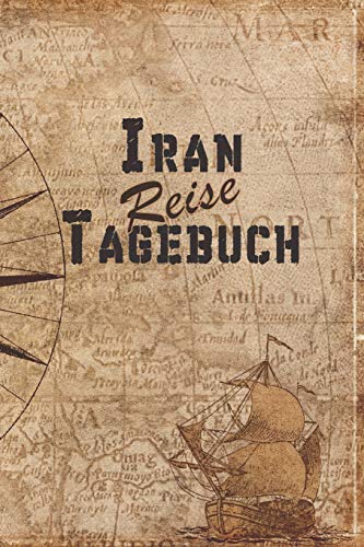 Algopix Similar Product 15 - Iran Reise Tagebuch 6x9 Reise Journal