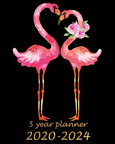 Algopix Similar Product 2 - 5 Year Planner 20202024 Pink Flamingo