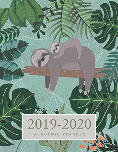 Algopix Similar Product 8 - 20192020 Academic Planner Sloth Cute