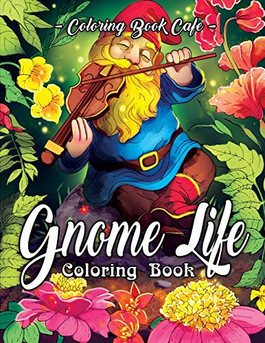 Algopix Similar Product 7 - Gnome Life Coloring Book An Adult