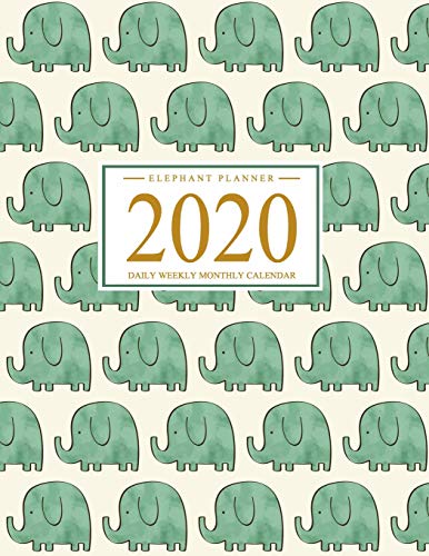 Algopix Similar Product 2 - Elephant Planner 2020 Daily Weekly