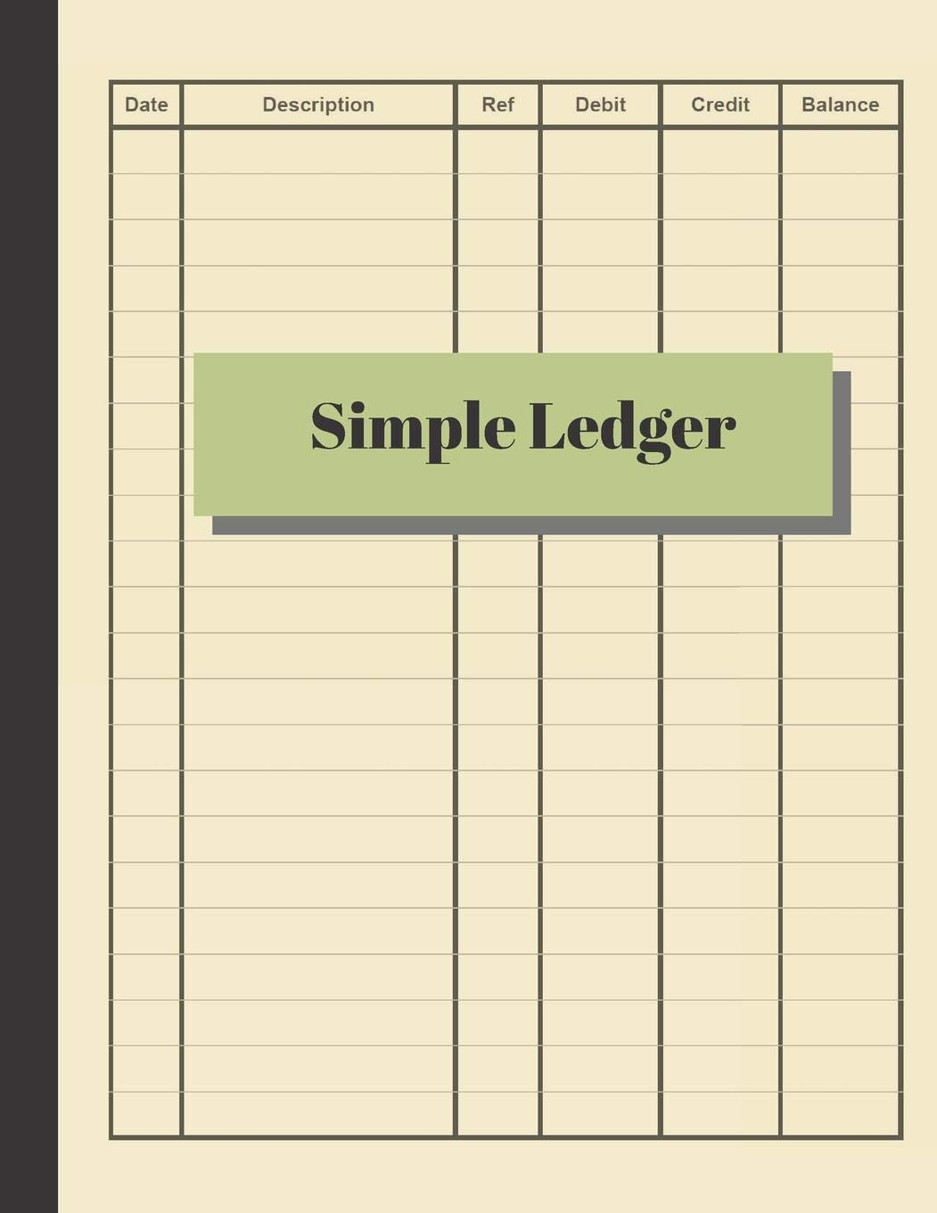 Algopix Similar Product 13 - Simple Ledger Cash Book Accounts