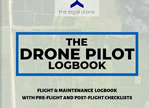 Algopix Similar Product 9 - The Drone Pilot Logbook Drone Flight 