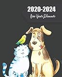 Algopix Similar Product 6 - 20202024 Five Year Planner Watercolor