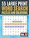 Algopix Similar Product 15 - 55 Large Print Word Search Puzzles and