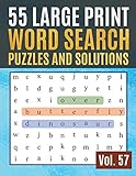 Algopix Similar Product 5 - 55 Large Print Word Search Puzzles and