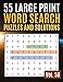 Algopix Similar Product 1 - 55 Large Print Word Search Puzzles and