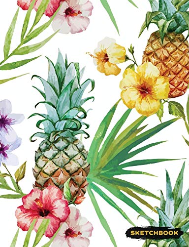 Algopix Similar Product 20 - Sketchbook Pineapple Blank Sketch