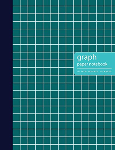 Algopix Similar Product 15 - Graph Paper Notebook Green Cover 