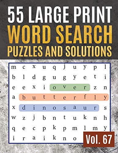 Algopix Similar Product 7 - 55 Large Print Word Search Puzzles and
