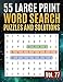 Algopix Similar Product 12 - 55 Large Print Word Search Puzzles and
