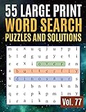 Algopix Similar Product 17 - 55 Large Print Word Search Puzzles and