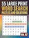 Algopix Similar Product 11 - 55 Large Print Word Search Puzzles and